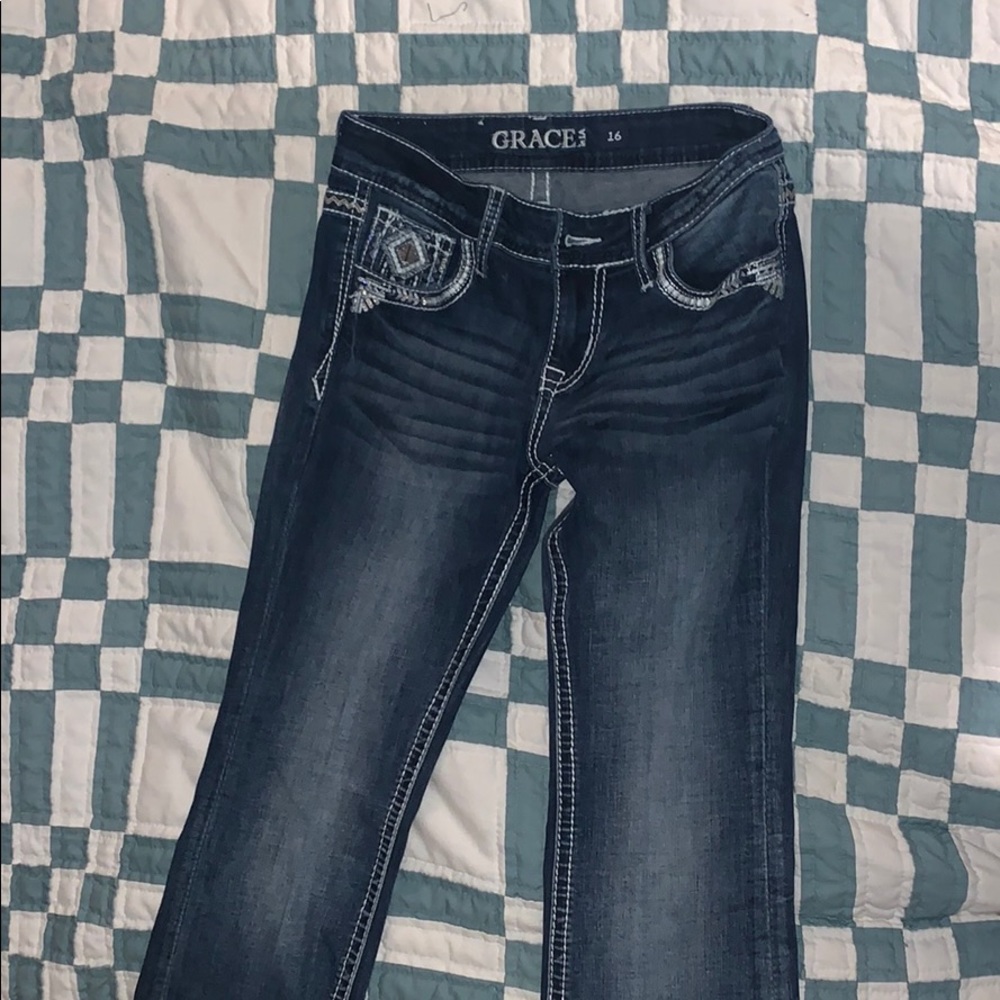 Kids Bootcut Denim Jeans